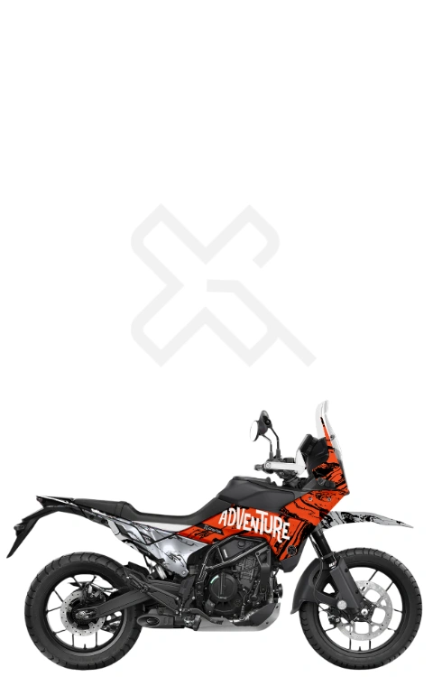 Adventure Edition Full Body Sticker Compatible with Adventure 250/390 X | Made in Premium Matte Vinyl with FPF (Fade Protection Film), Waterproof, Precut Sticker, Pack of 1